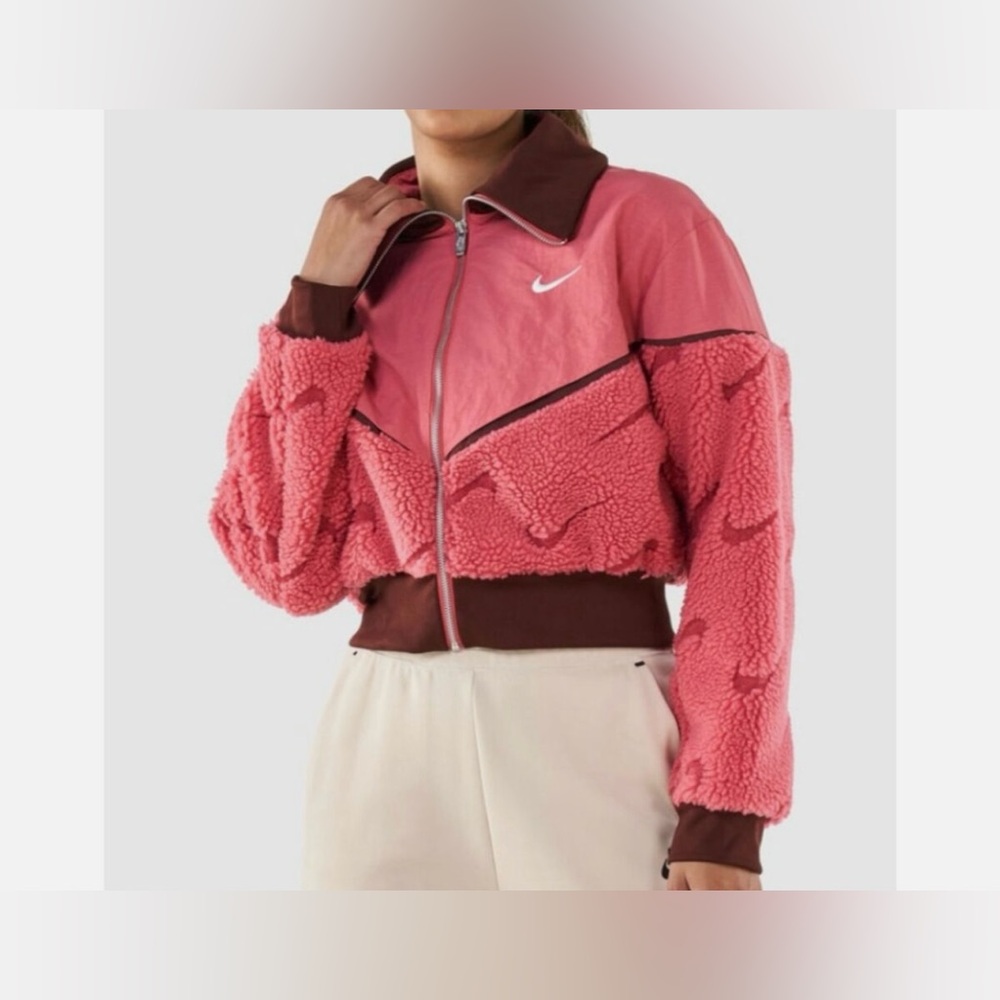 Nike Women's Pink fleece Jacket